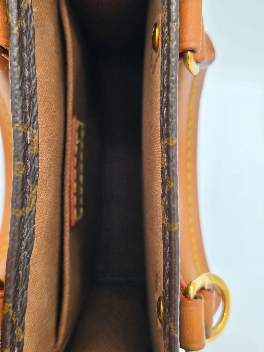 Louis Vuitton Monogram Petit Sac Plat | Crossbody | CA3260 | Authenticated